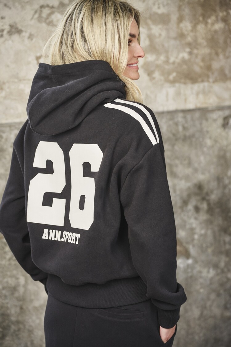 ANN&YOU ANN&YOU HOODIE KIMI BLACK