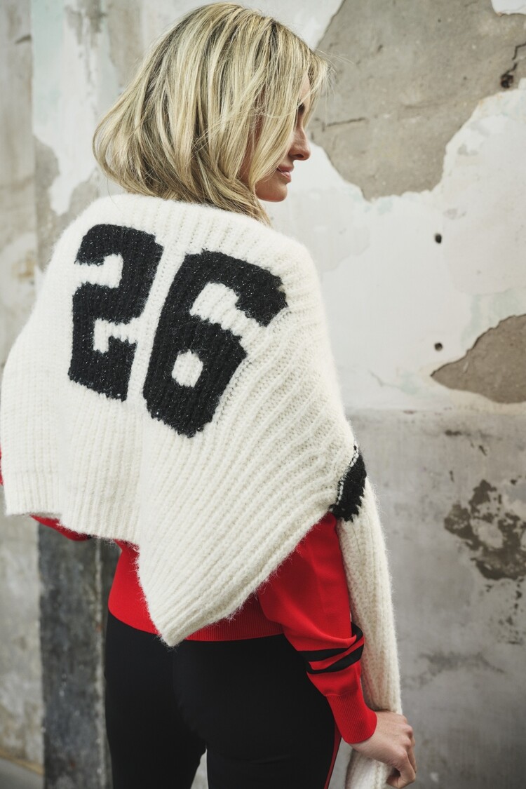ANN&YOU ANN&YOU CARDIGAN CAMMY OFFWHITE BLACK
