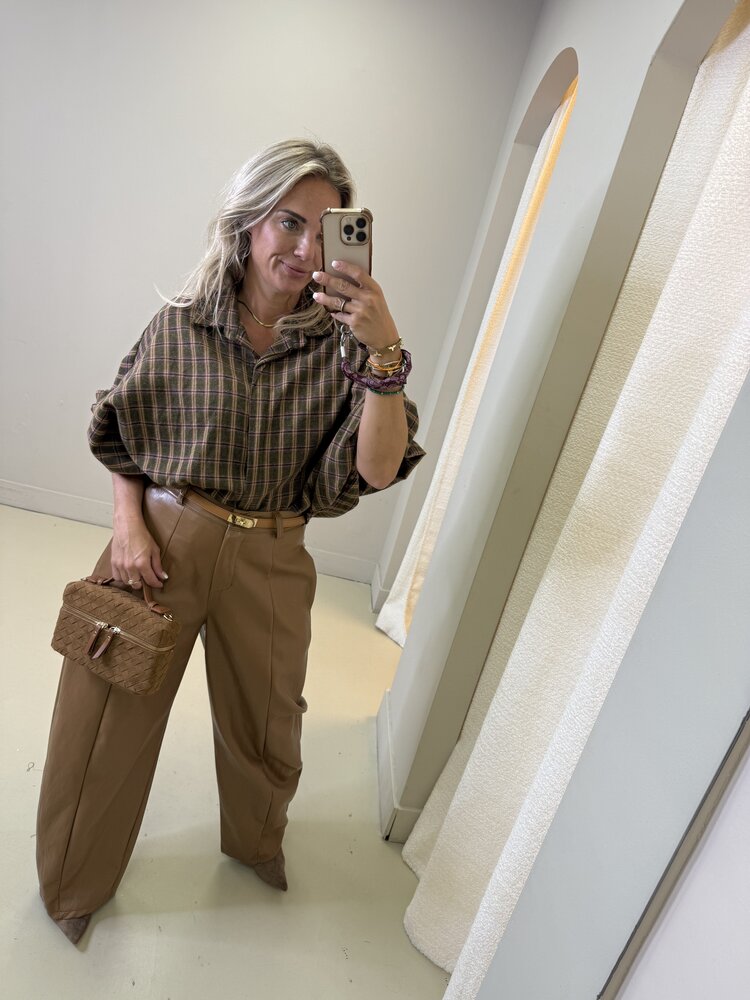 BLOUSE RUIT VLINDERMOUW