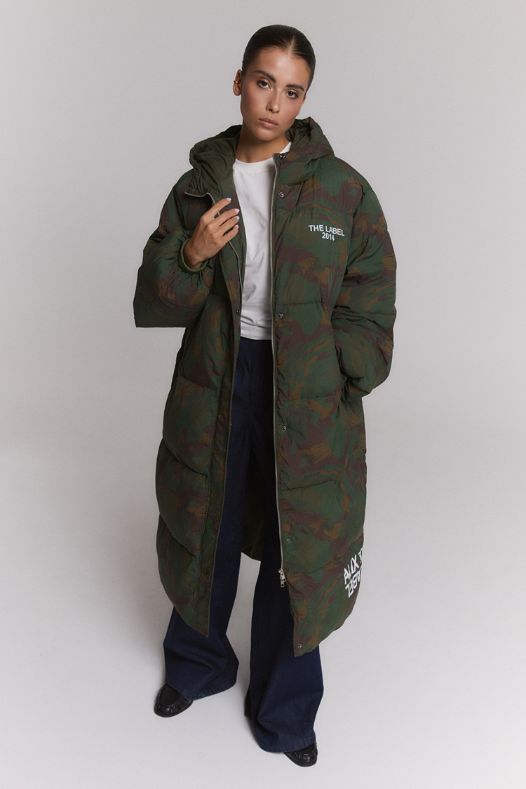 ALIX THE LABEL ALIX THE LABEL CAMOUFLAGE COAT