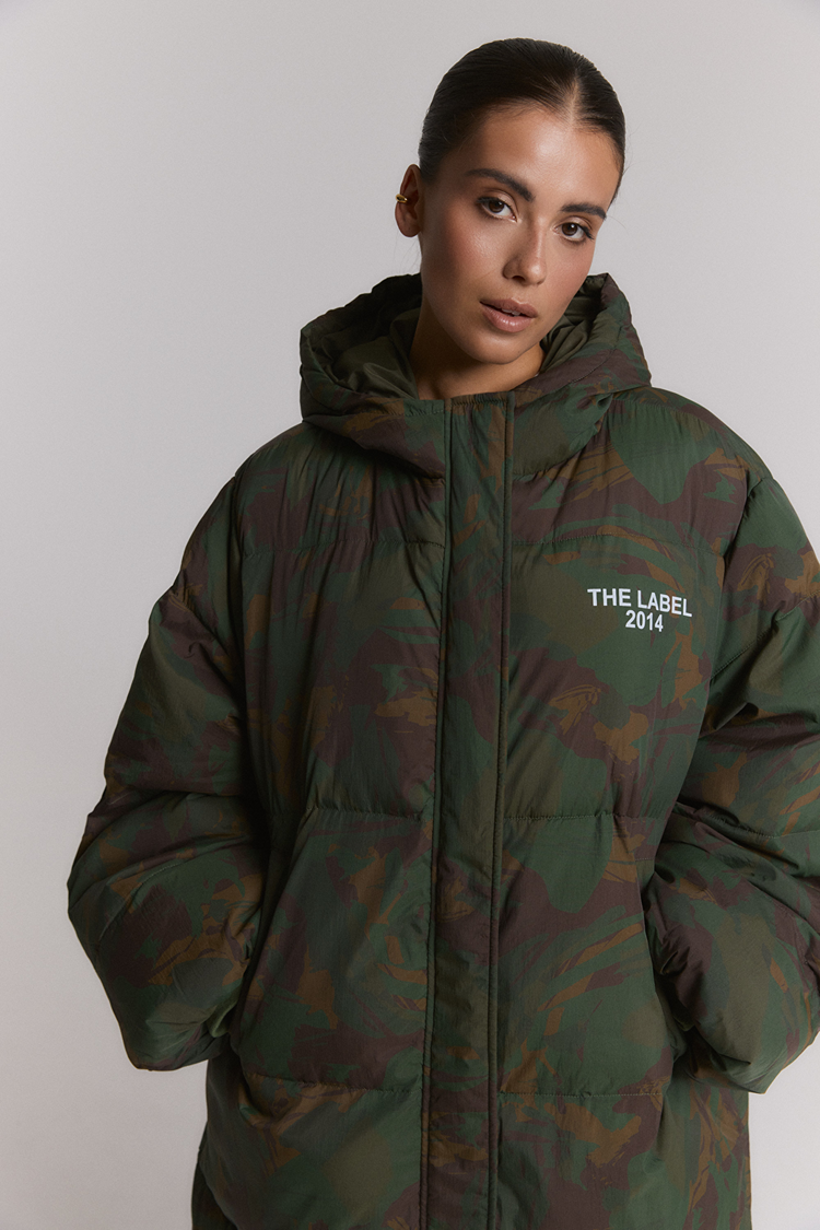 ALIX THE LABEL ALIX THE LABEL CAMOUFLAGE COAT