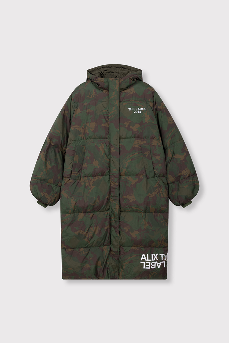 ALIX THE LABEL ALIX THE LABEL CAMOUFLAGE COAT