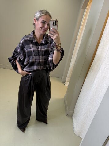 BALLOON PANTS PU 2 BRUIN