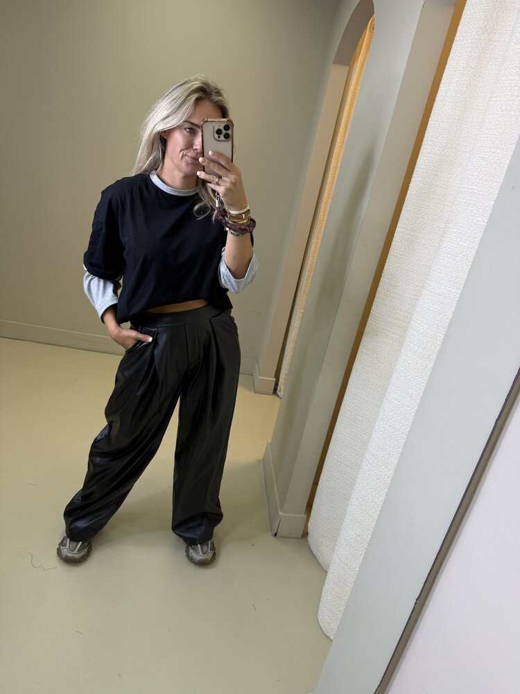 LONGSLEEVE ZWART/GRIJS