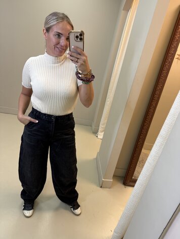 SEE SEE BALLOON JEANS SEE SEE 3380 ZWART