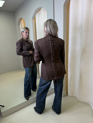 BLAZER VETERSTRIK BRUIN