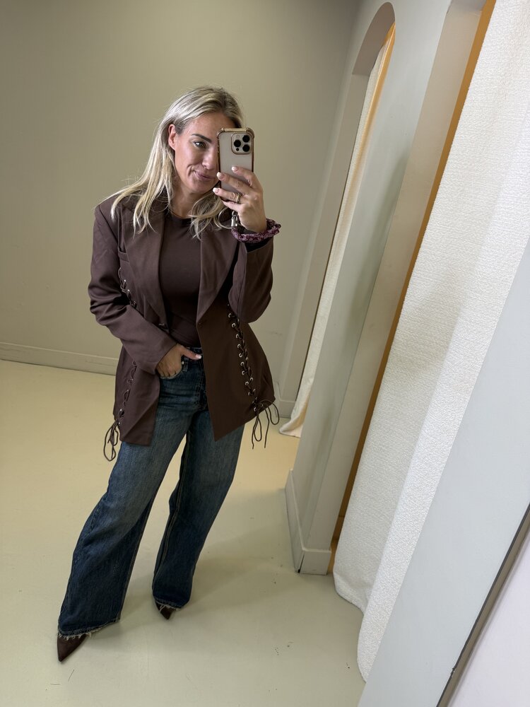 BLAZER VETERSTRIK BRUIN