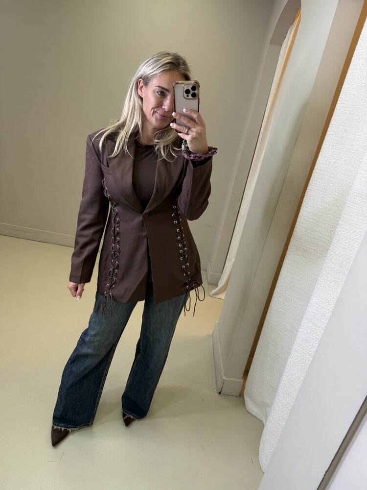 BLAZER VETERSTRIK BRUIN