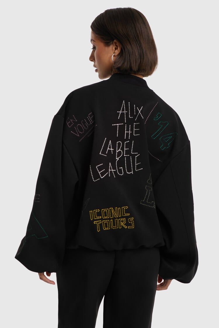 ALIX THE LABEL ALIX THE LABEL ARTWORK BOMBER