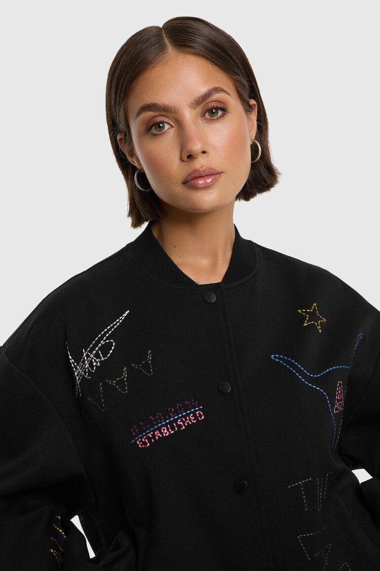 ALIX THE LABEL ALIX THE LABEL ARTWORK BOMBER