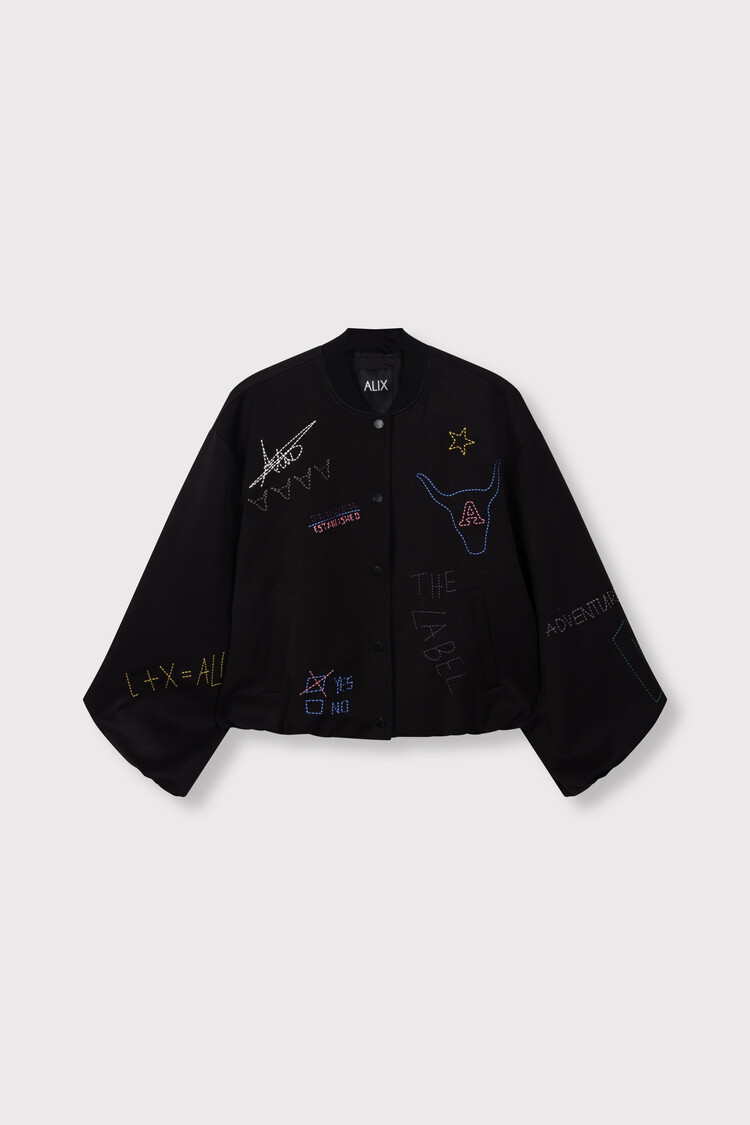 ALIX THE LABEL ALIX THE LABEL ARTWORK BOMBER