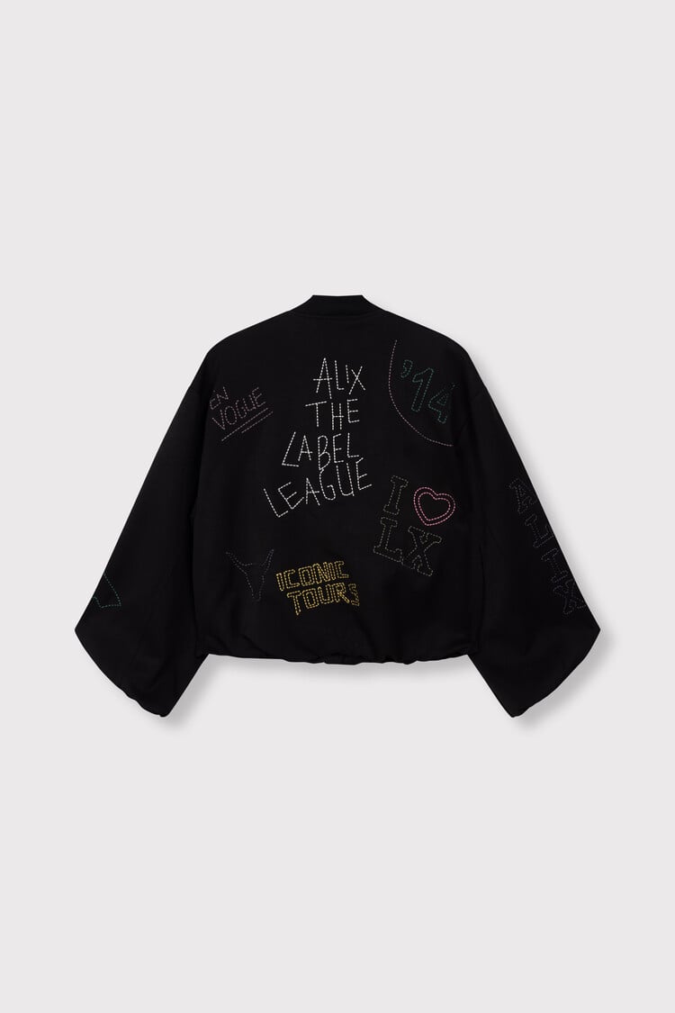 ALIX THE LABEL ALIX THE LABEL ARTWORK BOMBER