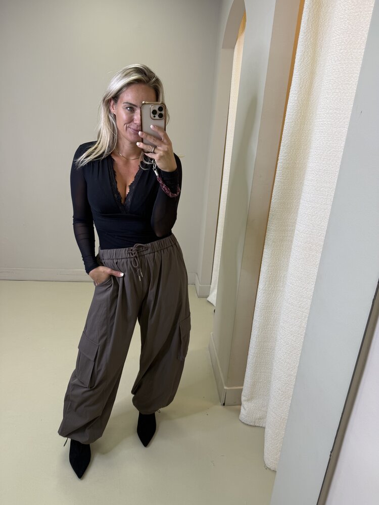 BODY KANT/MESH ZWART