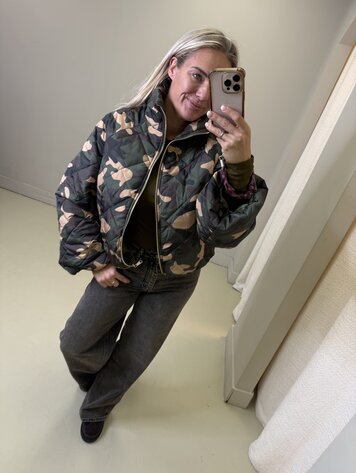 CAMOUFLAGE BOMBER