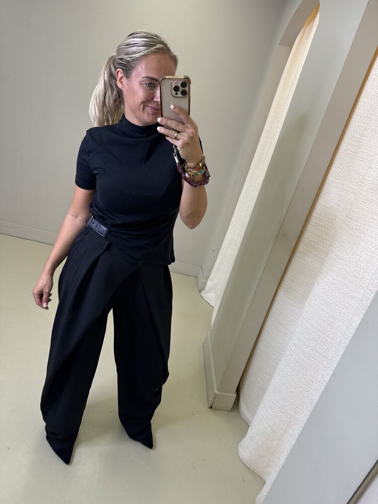 PANTALON OVERSLAG KNOOP