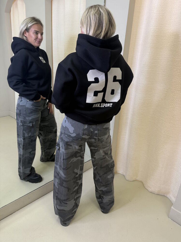 CARGO JEANS ARMY GRIJS