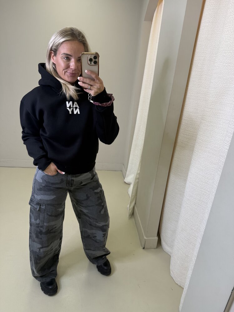 CARGO JEANS ARMY GRIJS