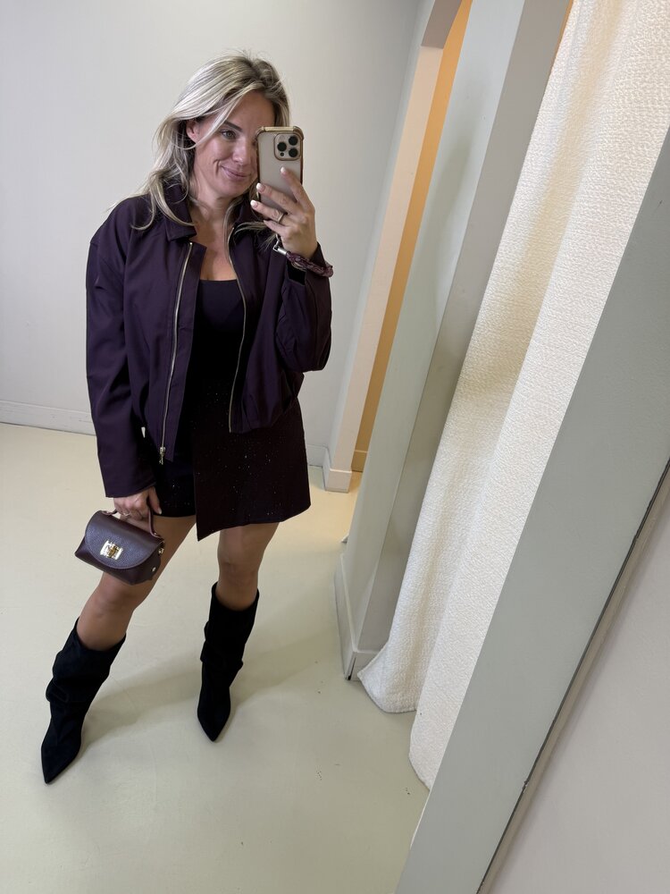 SKORT BURGENDY DIAMOND
