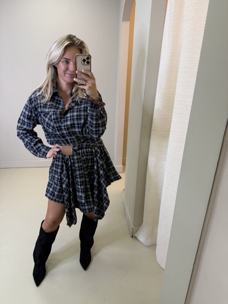 2 DELIG SET RUIT BLAUW