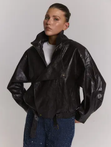 REFINED DEPARTMENT REFINED DEPARTMENT JACKET WITH BUCKLE LEE