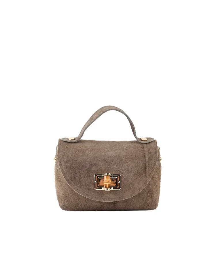 LEDEREN HANDTAS SUEDE