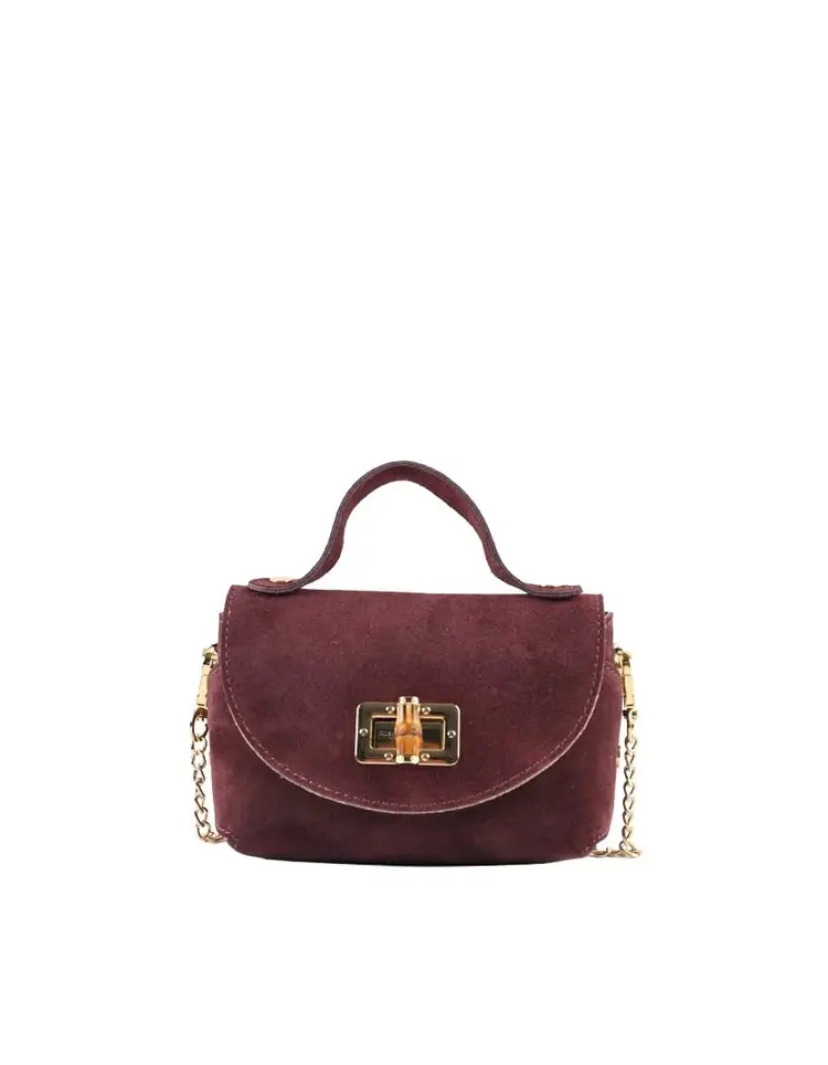 LEDEREN HANDTAS SUEDE