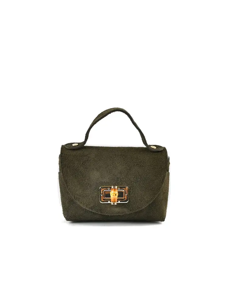 LEDEREN HANDTAS SUEDE