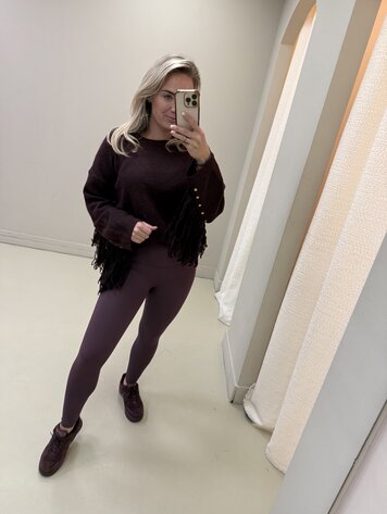 LEGGING BURGENDY