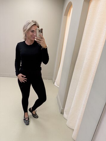 SKI - LEGGING ZWART