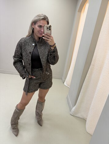 JACKET BISOUS CHOCO