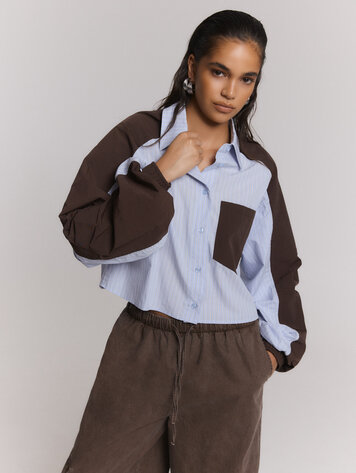 REFINED DEPARTMENT REFINED DEPARTMENT BLOUSE BOMBER NOOR