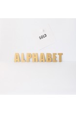 Magneetset alfabet goud - 60 karakters