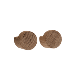 Houten kapstok wood knot small 2-pack