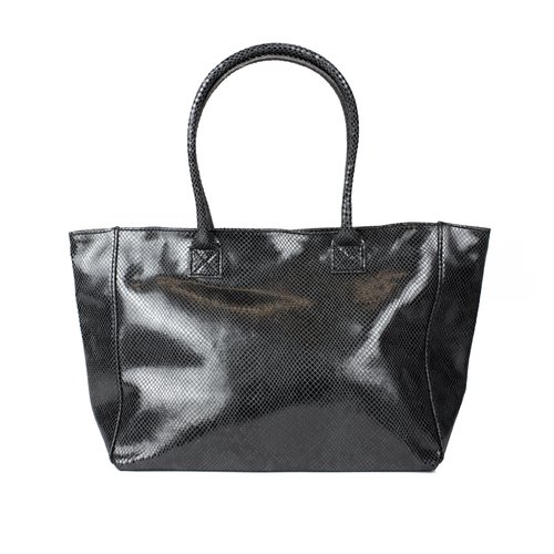 Antracietgrijze shopper slangendessin Antracietgrijze shopper slangendessin