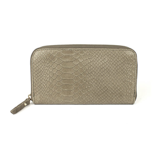 Taupe portemonnee slang Taupe portemonnee slang