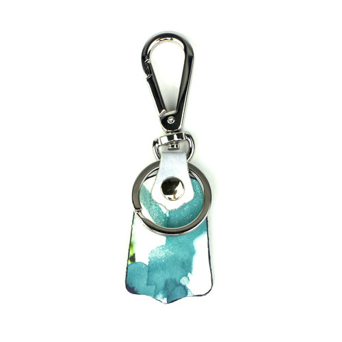 Leren sleutelhanger multi groen Leren sleutelhanger multi groen