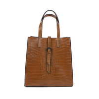 Kroko handtas cognac
