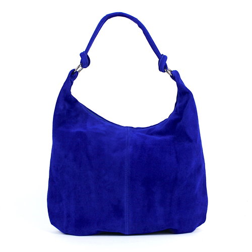 Suède shopper kobaltblauw Suède shopper kobaltblauw