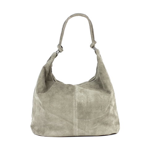 Suède shopper beige-grijs Suède shopper beige-grijs