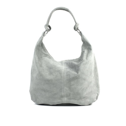 Suède shopper lichtgrijs Suède shopper lichtgrijs