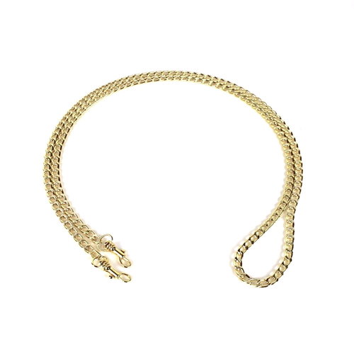 Goudkleurige schouderketting S 120 cm Goudkleurige schouderketting S 120 cm