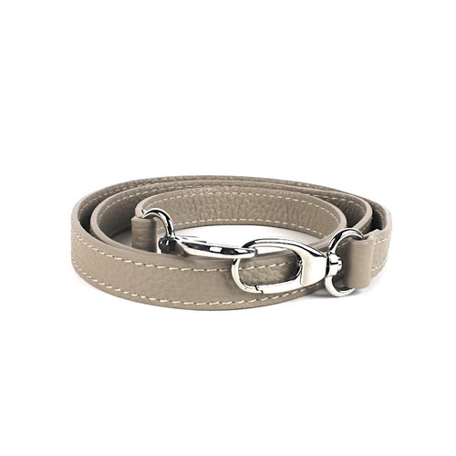 Leren schouderriem beige Leren schouderriem beige