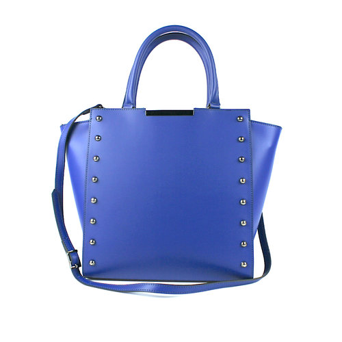 Kobaltblauwe handtas met studs Kobaltblauwe handtas met studs