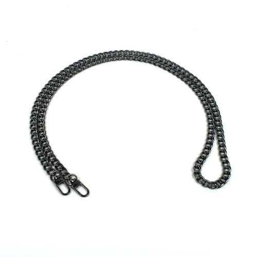 schouderketting 120 cm gun metal schouderketting 120 cm gun metal