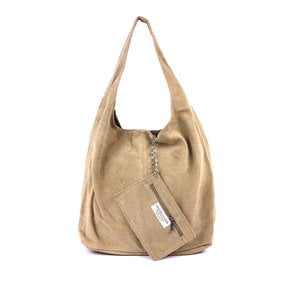 Hobo shopper beige