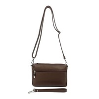 Bruine schoudertas / polstas