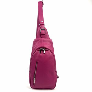 Fuchsia crossbody sling bag