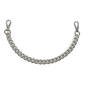 Zilverkleurige schouderketting rond L 30