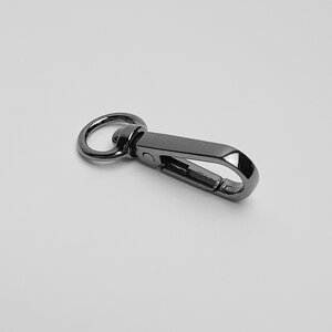 Gunmetal clip/ musketonhaak Elis