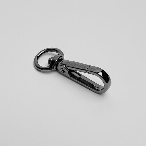 Gunmetal musketonhaak - clip voor onze kettingen - Elis
